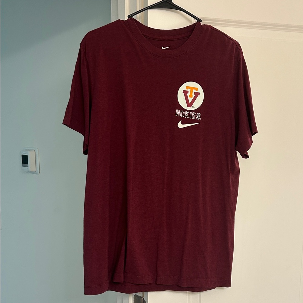 Nike Burgundy Hokies Men's Short Sleeve Tee
